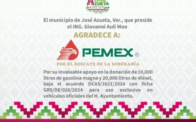 Donación Pemex