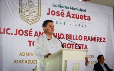 Hoy diÃ³ inicio el nuevo gobierno municipal de JosÃ© Azueta, que encabezarÃ¡ el Lic. JosÃ© Antonio Bello RamÃ­rez.