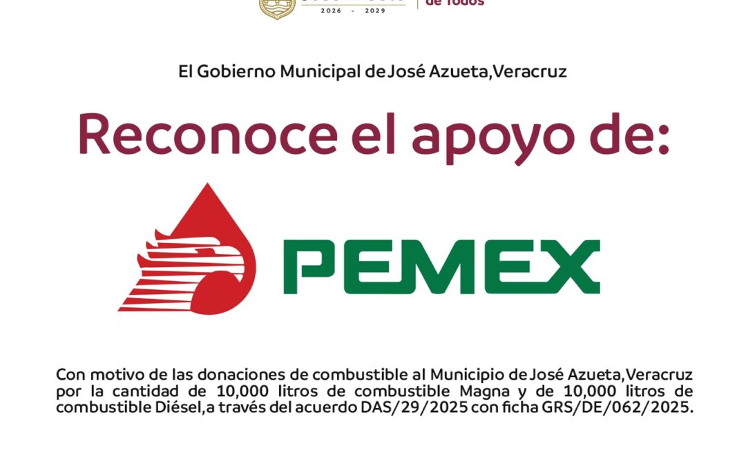 Agradecimiento PEMEX